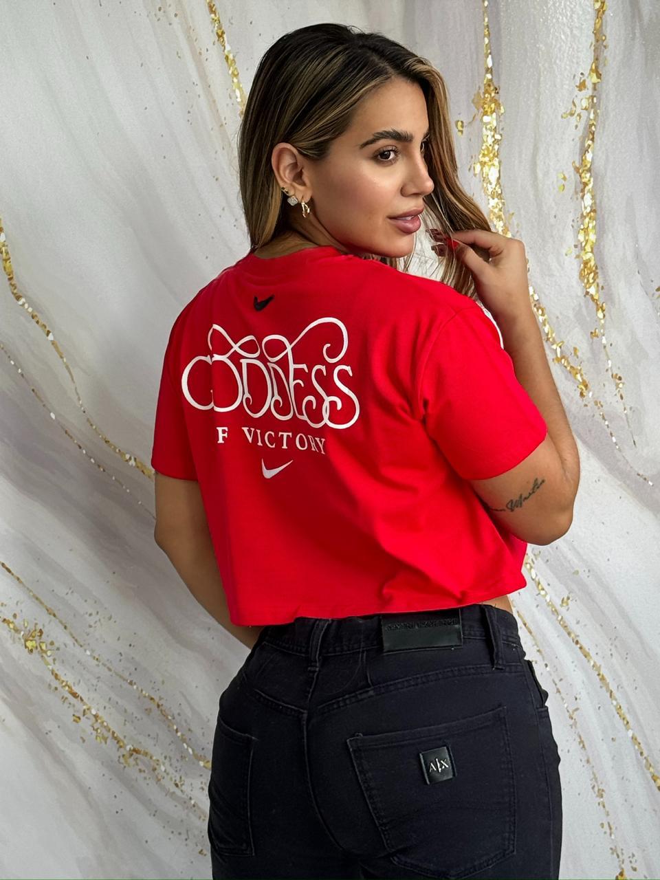 Crop Top Essential Red