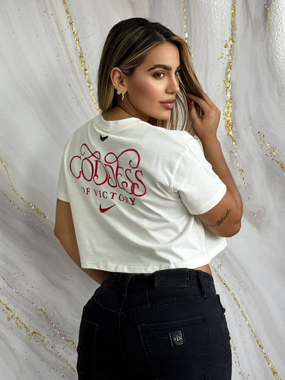 Crop Top Essential Red