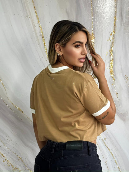 Crop Top Minimal Fit Negro