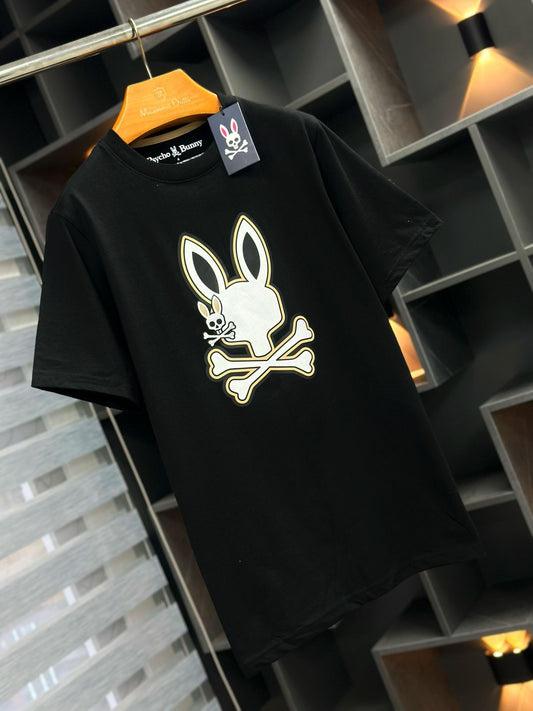 Camiseta Negra Bunny Skull Street