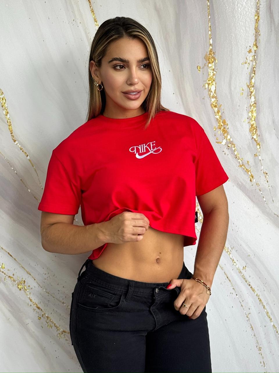Crop Top Essential Red
